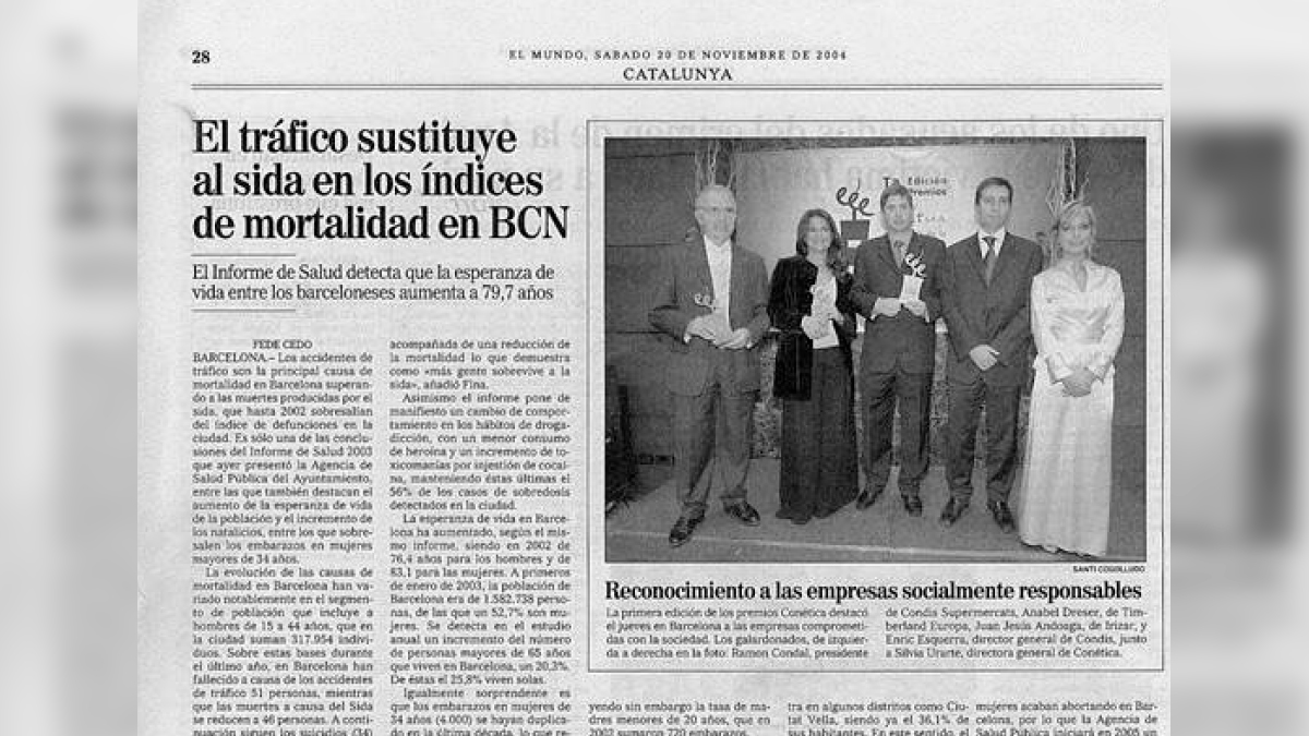 Silvia Urarte entrega los premios Conética - El Mundo