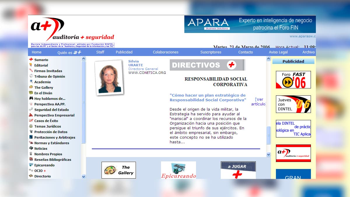 060301 Conética en Tribuna de Opinión - Marzo 2006