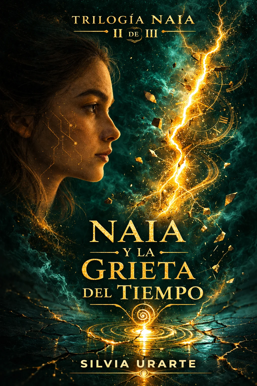 Naia y la Grieta del Tiempo (Portada)